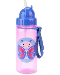SKIP HOP Zoo Hrnček s brčkom bez PVC a BPA 12 m+ - Motýľ