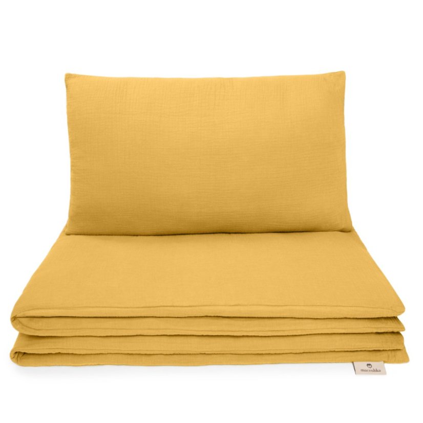 Mušelínové povlečení Maceshka Nature - mimóza. Mušelínové povlečení Maceshka Nature - mimóza.