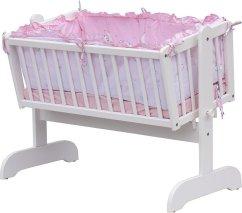 SCARLETT Kolíska s kompletnou výbavou - Toro - ružová