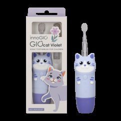 INNOGIO Elektronický sonický zubný kartáček - GIOcat Violet