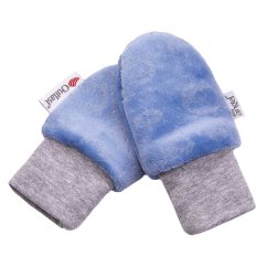 MALIČKÝ ANJEL Rukavice bez palca NICKI Outlast® - sv.modrá-ovečky,  Veľkosť: 1.