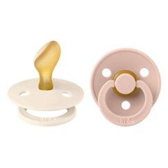 Bibs Colour anatomické cumlíky 2ks veľkosť 2 - Ivory / Blush