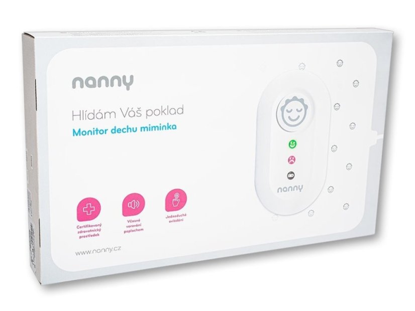 NANNY Monitor dychu bábätka BM-02 - Monitor dychu BM02 NANNY Monitor dychu bábätka BM-02 - Monitor dychu BM02