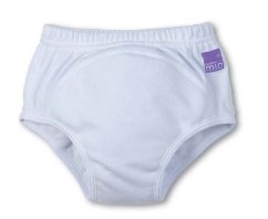Bambino Mio Učící plenky 2-3 roky jednobarevné - biela.