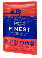 FISH4DOGS Kapsička pre psov Finest makrela s olihňou 100 g - 100 g