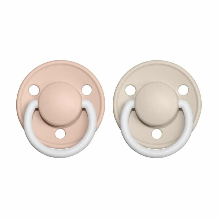 Bibs De Lux one size zo silikónu 2 ks - Blush nočný  Vanilla nočný.
