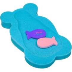 NEW BABY Pěnová podložka maxi BASIC medveď - Modrá