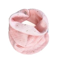 PINKIE šatka / bryndáček Muslin - Ružová