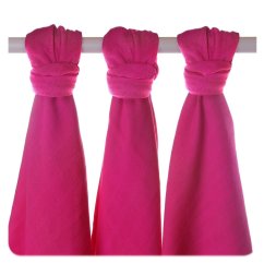 KIKKO Plienky bambusové Colours 70x70 cm (3 ks) BMB - Magenta.