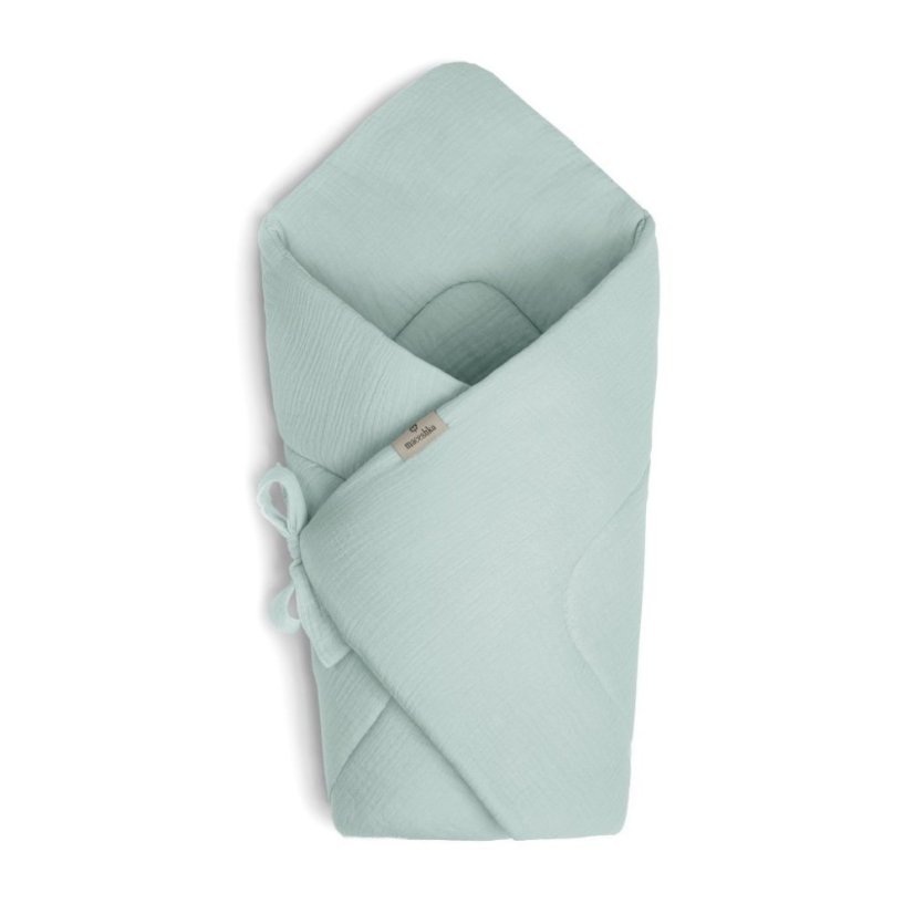 Mušelínová prošitá zavinovačka Maceshka na zavazovanie - Hrášková. Mušelínová prošitá zavinovačka Maceshka na zavazovanie - Hrášková.