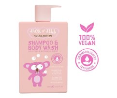Jack N´Jill Šampón a sprchový gél-Sladkosť-2v1 sprchový gél a šampón pre deti dávkovač 300 ml.