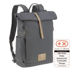 Lassig Batoh Green Label Rolltop Backpack - antracit