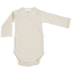 LODGER Body Romper Dlhé Rukávy Ciumbelle Hydrofilné body - Cloud Dancer vel. 56
