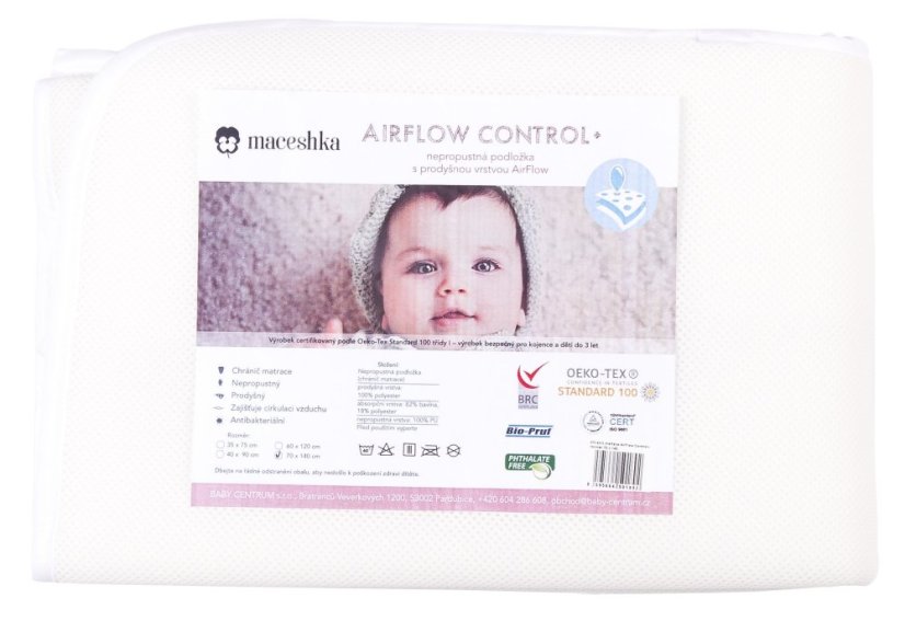 Chránič matrace Maceshka AirFlow Control+ - Chránič matrace Maceshka Air Flow Control+ 75x35cm.