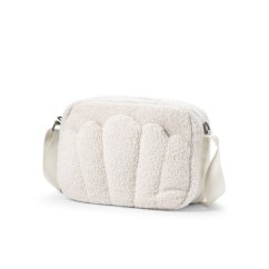 ELODIE DETAILS Přebalovací taška Crossbody - Crossbody  White Bouclé