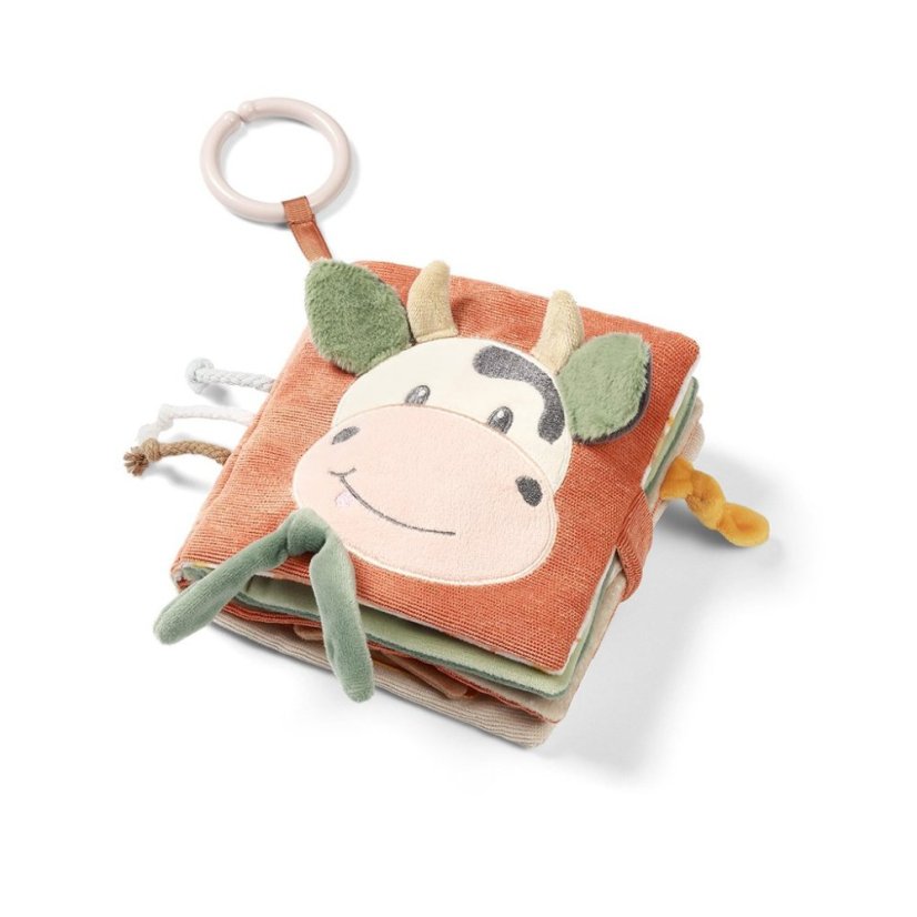BABYONO Kniha senzorická Cow Bingo 0m+ - Kniha Cow Bingo