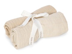 LITTLE DUTCH Plienky 70x70cm Pure - Soft Beige