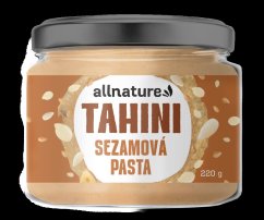 ALLNATURE Tahini – sezamová pasta 220 g - Tahini – sezamová pasta 220 g