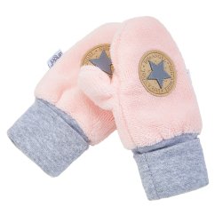 LITTLE ANGEL Rukavice s palcem MAZLÍK BAMBUS Outlast® - sv. ružová, Veľkosť: 3.