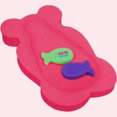 NEW BABY Pěnová podložka maxi BASIC medveď - Červená
