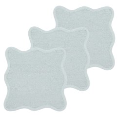MEYCO Froté žínky Wavy 3 balení - Grey blue