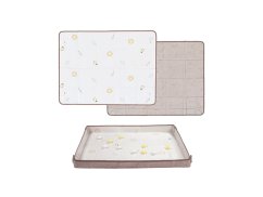 TAF TOYS Hracia podložka penová s loptičkami - Brown Beige