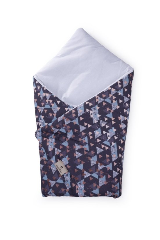 Zavinovačka Maceshka Nature bavlna - Triangles, biela.