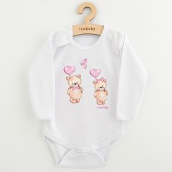 NEW BABY Detské body s potlačou Love Bears - vel. 62
