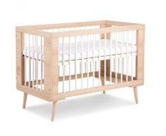 KLUPS Postieľka Sofie 120x60 cm - buk-biela