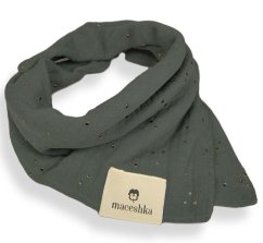 Slintáček Maceshka Nature dvojitý so zlatým bodom - Gris, zlatý bod.