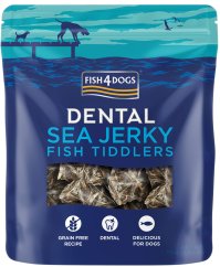 FISH4DOGS Pamlsky pre psov DENTAL SEA morská ryba - rybičky 115 g -  115 g