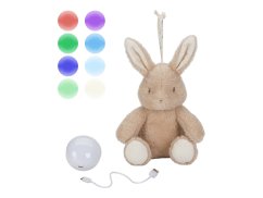LITTLE DUTCH Usínáček Newborn Naturals - Usínáček králíček