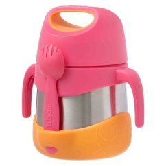 B.BOX Termoska na jedlo 335ml - Rúžová/oranžová.