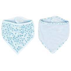 BÉBÉ-JOU Bandana slintáček 2ks - Leopard Blue 2ks