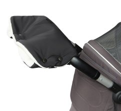 EMITEX Rukávník kočár SOFT - Softshell černý + krémový