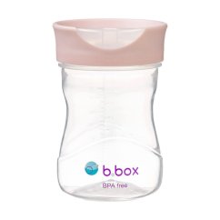 Hrnček pre batoľatá 12m+, 240 ml - svetlo ružový.