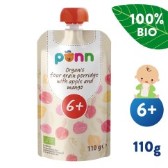 SALVEST Põnn BIO Cereálna kaša s mangom a jablkom (110 g) - SALVEST Põnn BIO Cereálna kaša s mangom a jablkom (110 g).