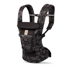 ERGOBABY ADAPT NOSÍTKO Soft Flex Mesh - Onyx kvety.