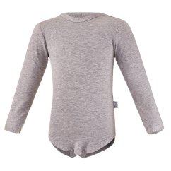 LITTLE ANGEL Body tenké DR Outlast® - šedý melír - Veľkosť: 68