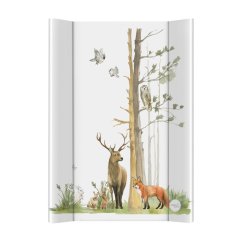 CEBA Prebaľovacia podložka 2-hranná s pevným stolom (50x70) Basic - Basic Woodland