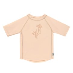 Lässig SPLASH Krátky Rukáv Rashguard UV tričko - corals peach rose 13-18 mes.