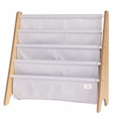 3 SPROUTS Stojan na knižky Recycled - Solid/Light Gray