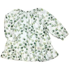 PINKIE šatičky Bellou Muslin - Eucalyptus Varianta/ veľkosť: 62-68