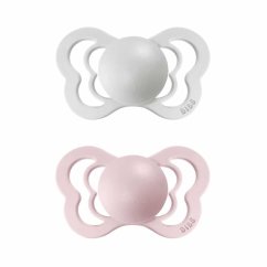 Bibs Couture anatomické cumlíky z prírodného kaučuku vel.1, 2 ks - Haze / blossom