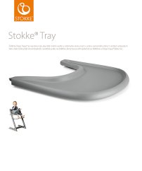 STOKKE® Tripp Trapp Pultík k židličke - Šedý