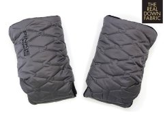 PINKIE Páperové rukavice na kočík Superfine - Dark Grey 4941.