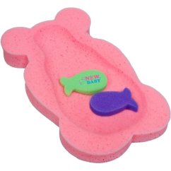NEW BABY Pěnová podložka maxi BASIC medveď - Ružová
