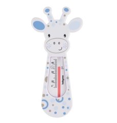BABYONO Teplomer do vody Žirafa - Biela