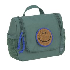 LÄSSIG Detská taštička na hygienu Mini Washbag Little Gang - tmavozelená