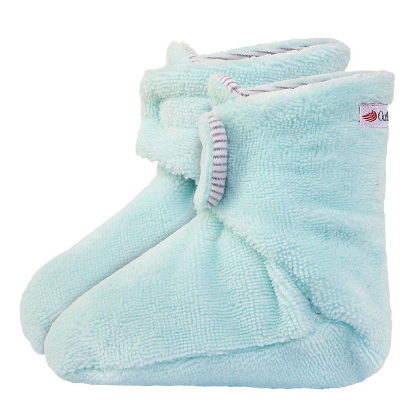 LITTLE ANGEL Papučky MAZLÍK BAMBUS Outlast® - sv. mint, Veľkosť: 1